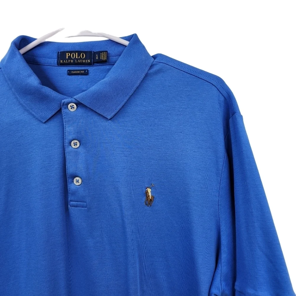 Polo By Ralph Lauren Men's Classic Fit Short Sleeve Polo Shirt - L